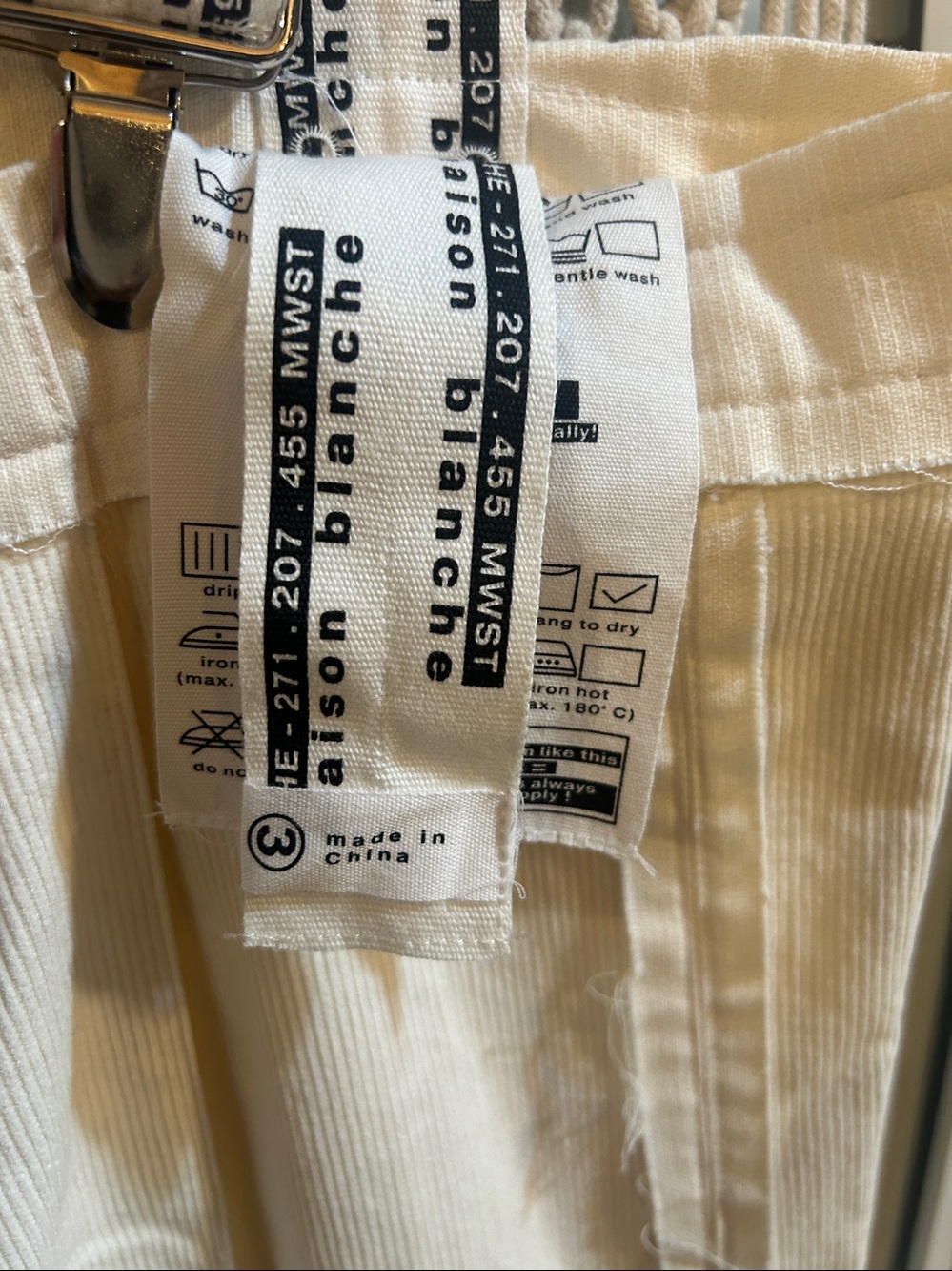 Cream Maxi Dress - Elegant corduroy upside down Skirt. If you know, you know. - Picture 4 of 10